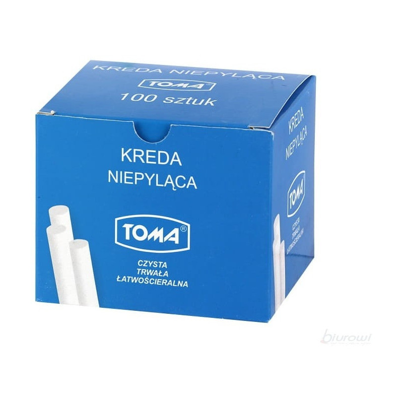 Kreda szkolna biała 100sztuk 80200 TOMA