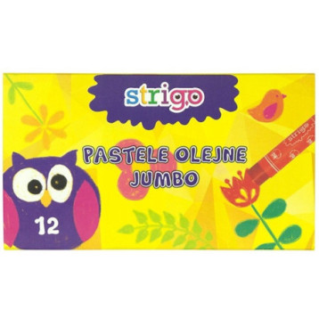 Pastele olejne JUMBO 12 kolorów STRIGO SSC029 Pastele olejne JUMBO 12 kolorów STRIGO SSC029