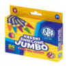 Kredki świecowe szkolne JUMBO grube zestaw 24 kolory 316118006 ASTRA