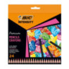 Kredki ołówkowe Intensity Premium w pudełku 24 kolory 9678231 BIC