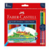 Kredki ołówkowe ZAMEK 24kolory + 3 kredki dwustronne edycja limitowana 201481 FABER-CASTELL
