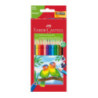 Kredki ECO COLOUR trójkątne 12 kol. + temperówka 120523 FABER-CASTELL