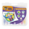 Kredki KIDS DUO MAGIX + pędzelek 8 kolorów 989683 BIC