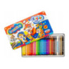 Kredki szkolne z glinki kaolinowej Zestaw 24 kredek BAMBINO St.Majewski