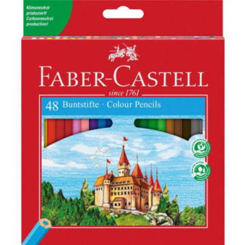 Kredki ZAMEK 48 kolorów opakowanie kartonowe 120148 FC FABER-CASTELL Kredki ZAMEK 48 kolorów opakowanie kartonowe 120148 FC FABER-CASTELL