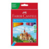 Kredki ZAMEK 36 kolorów opakowanie kartonowe 120136 FC FABER-CASTEL