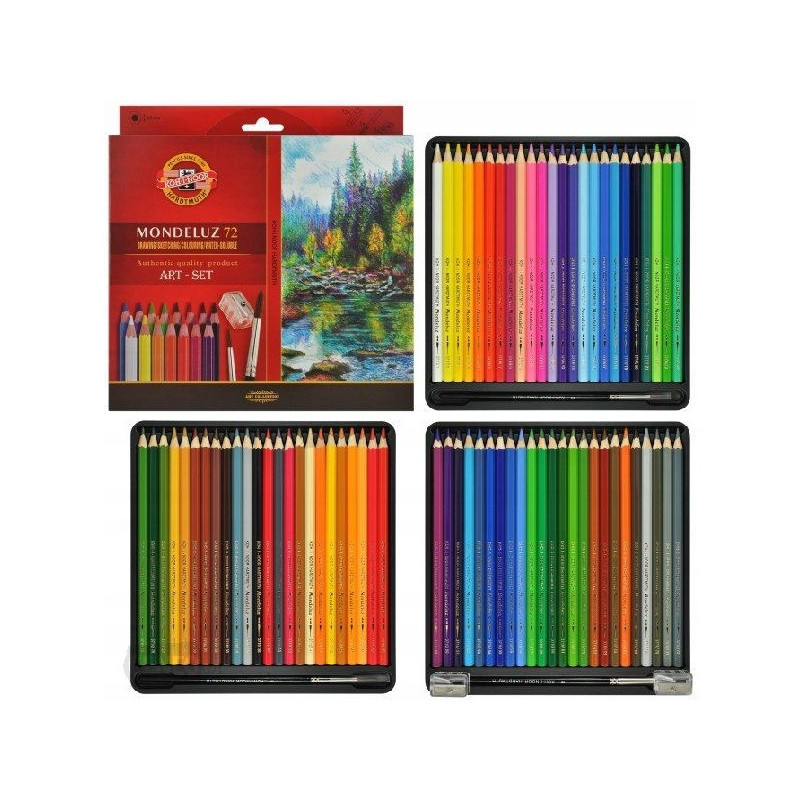 Kredki MONDELUZ 72 kol. pudełko karton 3714 KOH-I-NOOR