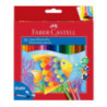 Kredki akwarelowez pędzelkiem RYBKA 24 kolory opak. kartonowe 114425 Faber-Castell