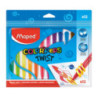 Kredki COLORPEPS świecowe wykręcane Twist 12szt. zip etui 860612 MAPED