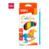 Kredki ołówkowe bezdrzewne COLORUN 12 kolorów EC00100 DELI