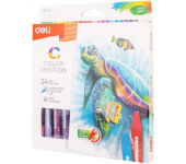 Pastele olejne COLOR EMOTION 24 kolory EC20120 DELI