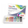 Kredki pastele olejne PENTEL 12kolorów PHN12