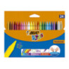 Kredki świecowe 24kol. Plastidecor 829772 BIC