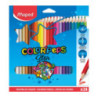 Kredki trójkątne MAPED COLORPEPS 24kolorów 183224