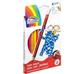Kredki FIORELLO JUMBO Super soft 12 kolorów trójkątna JUMBO 170-2218
