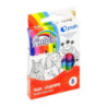 Kredki FIORELLO świecowe 8 kolorów 170-1382