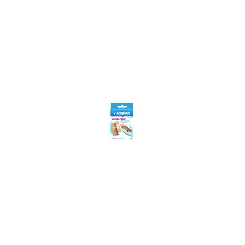 Plastry wodoodporne VISCOPLAST 12szt 3M-UU001624731