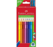 Kredki trójkątne FABER-CASTELL Junior Grip 10 kolorów 116510 FC