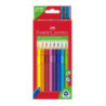 Kredki trójkątne FABER-CASTELL Junior Grip 10 kolorów 116510 FC