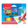 Kredki COLORPEPS świecowe 18 kolorów 861012 MAPED