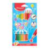 Kredki trójkątne MAPED COLORPEPS JUMBO TRÓJKĄTNE 12kolorów 834010