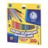 Kredki akwarelowe 24 kolory ołówkowe heksagonalne 312110005 ASTRA