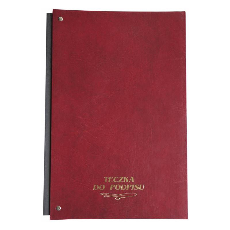 Teczka do podpisu 10k harmonijka bordowa 920-015 WARTA