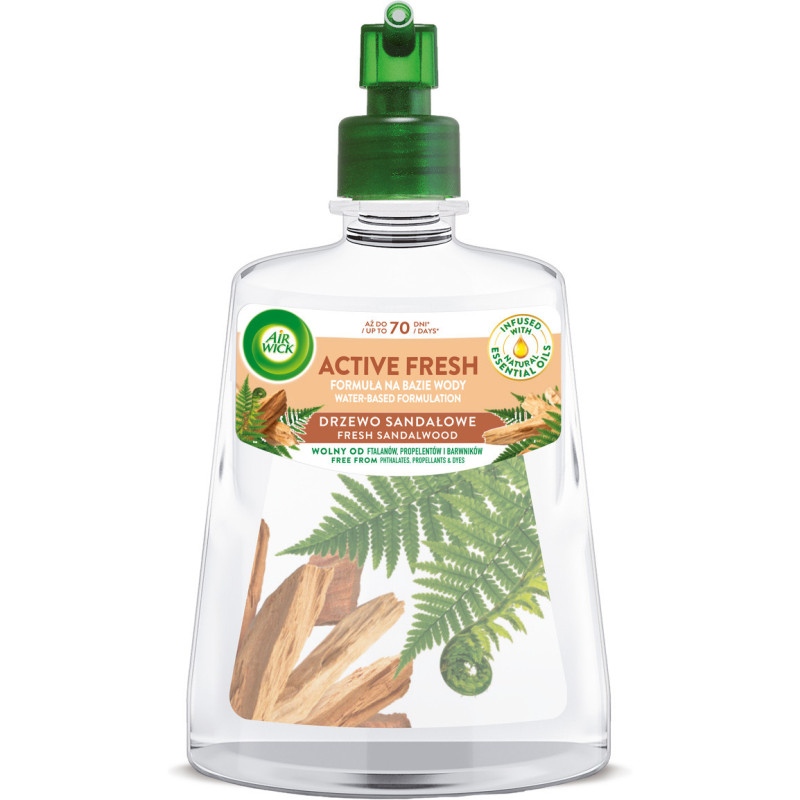 Odświeżacz wkład AIR WICK Active Fresh 228ml Drzewo Sandałowe  10080
