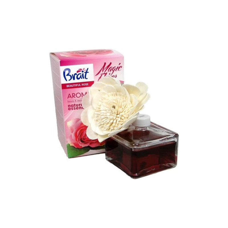 Odświeżacz BRAIT kwiat we flakonie 75ml BEAUTIFUL ROSE  12193