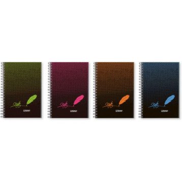 Kołonotatnik A5 80k kratka 90g. NOTE twarda oprawa POLIGRAF