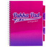 Kołozeszyt A4 kratka różowy PROJECT BOOK FUSION 8408-FUS PUKKA