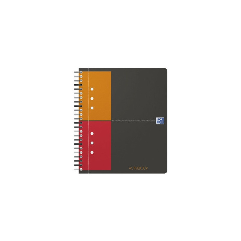 Kołonotatnik A5 80k kratka PP OXFORD Activebook International 100102880