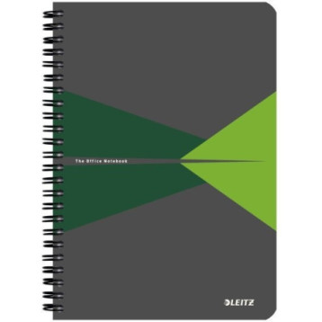 Kołonotatnik LEITZ Office A5 w linie z ok.kar zielony 44590055