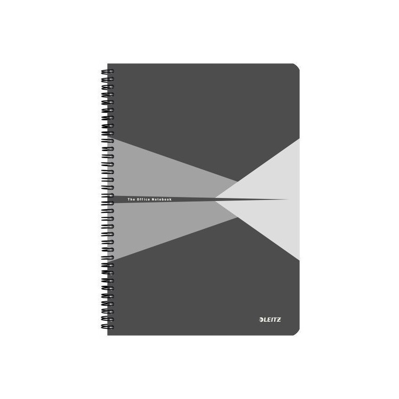 Kołonotatnik OFFICE PP A4 kratka szary 44950085 LEITZ
