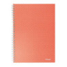 Kołonotatnik Colour`Breeze A5 w kratkę koralowy 628468 ESSELTE