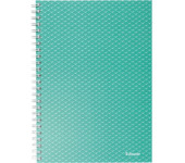 Kołonotatnik Colour`Breeze A5 w kratkę zielony 628467 ESSELTE