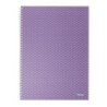 Kołonotatnik Colour`Breeze A4 w kratkę lawendowy 628479 ESSELTE