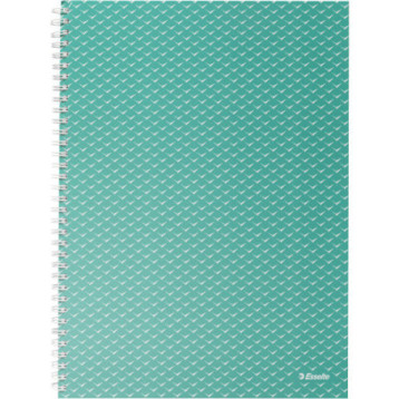 Kołonotatnik Colour`Breeze A4 w kratkę zielony 628477 ESSELTE