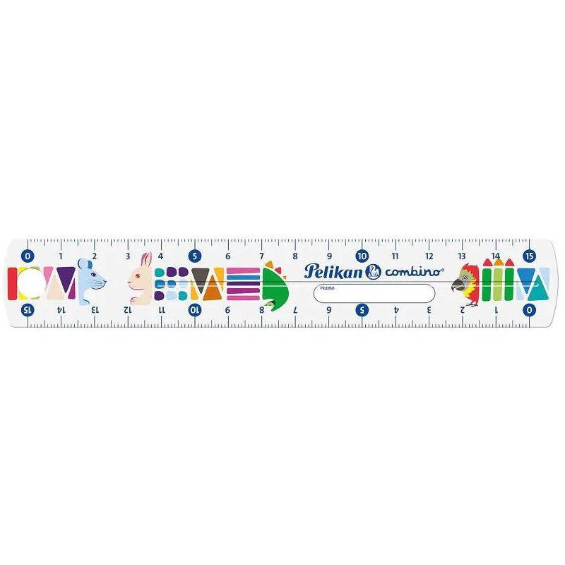 Linijka 15cm Combino 811224 PELIKAN