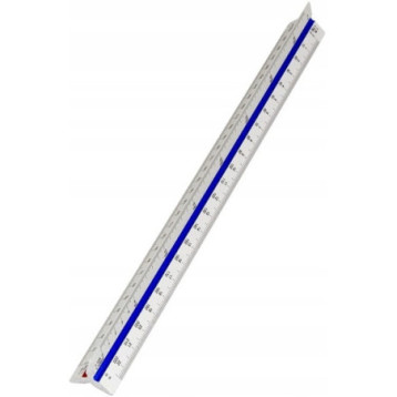 Linijka skalówka aluminiowa 30cm nr.24 20024 LENIAR Linijka skalówka aluminiowa 30cm nr.24 20024 LENIAR