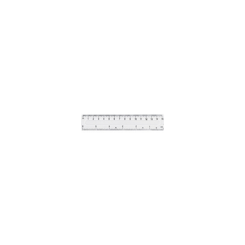 Linijka plastikowa 15cm GR-801 FIORELLO 130-1593 Linijka plastikowa 15cm GR-801 FIORELLO 130-1593