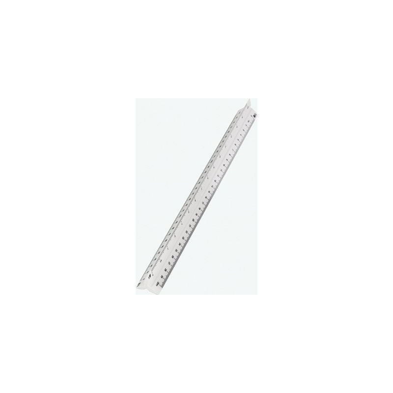 Skalówka plastikowa 30cm GEODETA 20033 1:1000/2000/5000..LENIAR