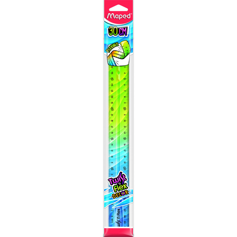 Linijka TWISTN FLEX DECOR niełamliwa 30 cm torebka 279315 MAPED