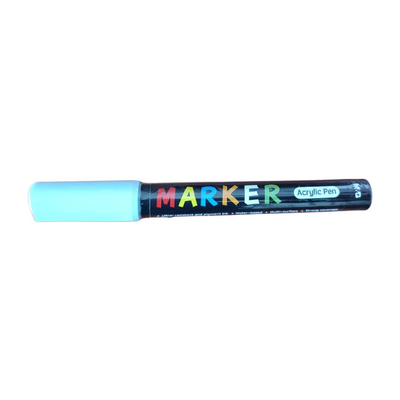 Marker akrylowy 1-2mm niebieski wodny MG APL610-30