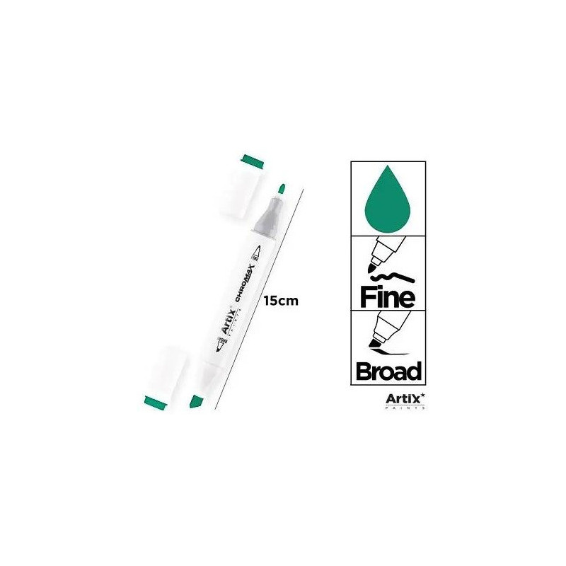 Marker alkoholowy dwustronny FOREST GREEN PP915-50 ARTIX Marker alkoholowy dwustronny FOREST GREEN PP915-50 ARTIX