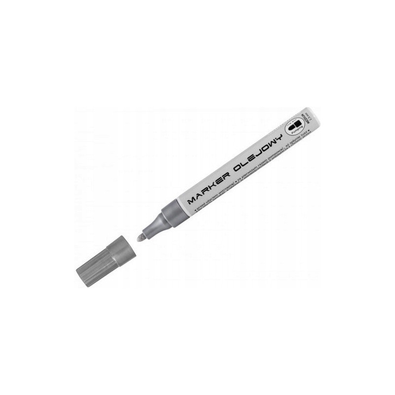 Marker olejowy ECONOMY srebrny TO-420 TOMA Marker olejowy ECONOMY srebrny TO-420 TOMA