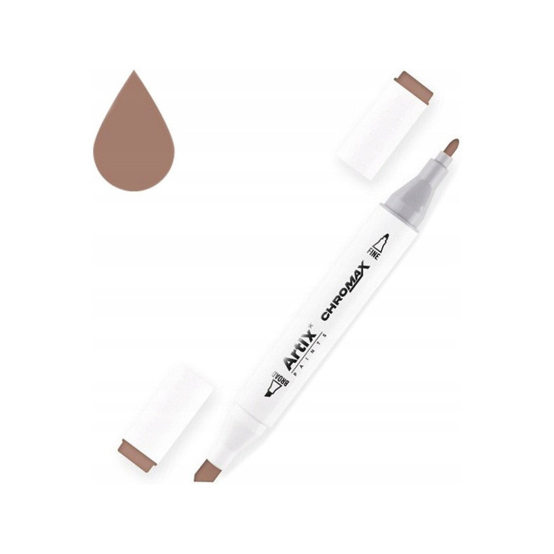 Marker alkoholowy dwustronny BURNT SIENNA PP915-95 ARTIX