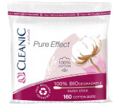 Patyczki higieniczne CLEANIC (160 sztuk) folia Pure Effect