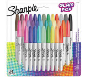 Markery permanentne SHARPIE Glam Pop 34 kolory 2198891