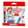 Mazaki T-SHIRT MARKER 10kol. FIBRACOLOR do tkanin 391